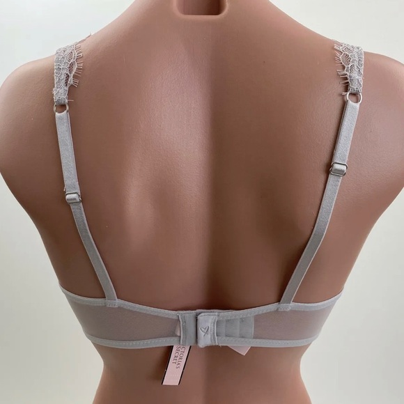 Victoria’sSecret Dream Angels unlined plunge bra in gray lavender - Picture 4 of 9